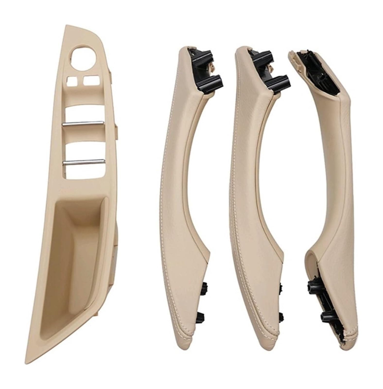RORLL for BMW 5 Series F10 F11 F18 520 523 525 528 530 535 Door Inner Handle Inside Armrest Car Interior Door Handle(Yellow)