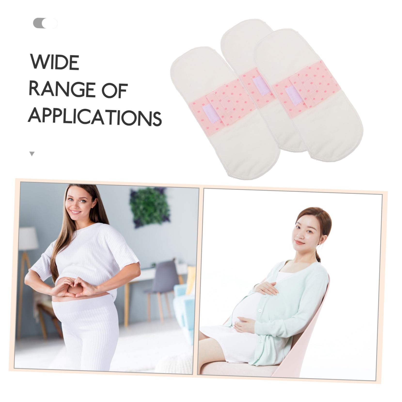 COLLBATH 5 Juegos De Servilletas Para Mujer Lavables Con Estampado Para La Menstruación (3 Unidades)