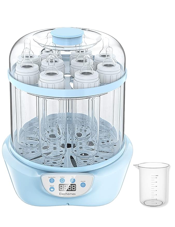 Baby Bottle Warmer and Dryer, Elechomes Electric Steam