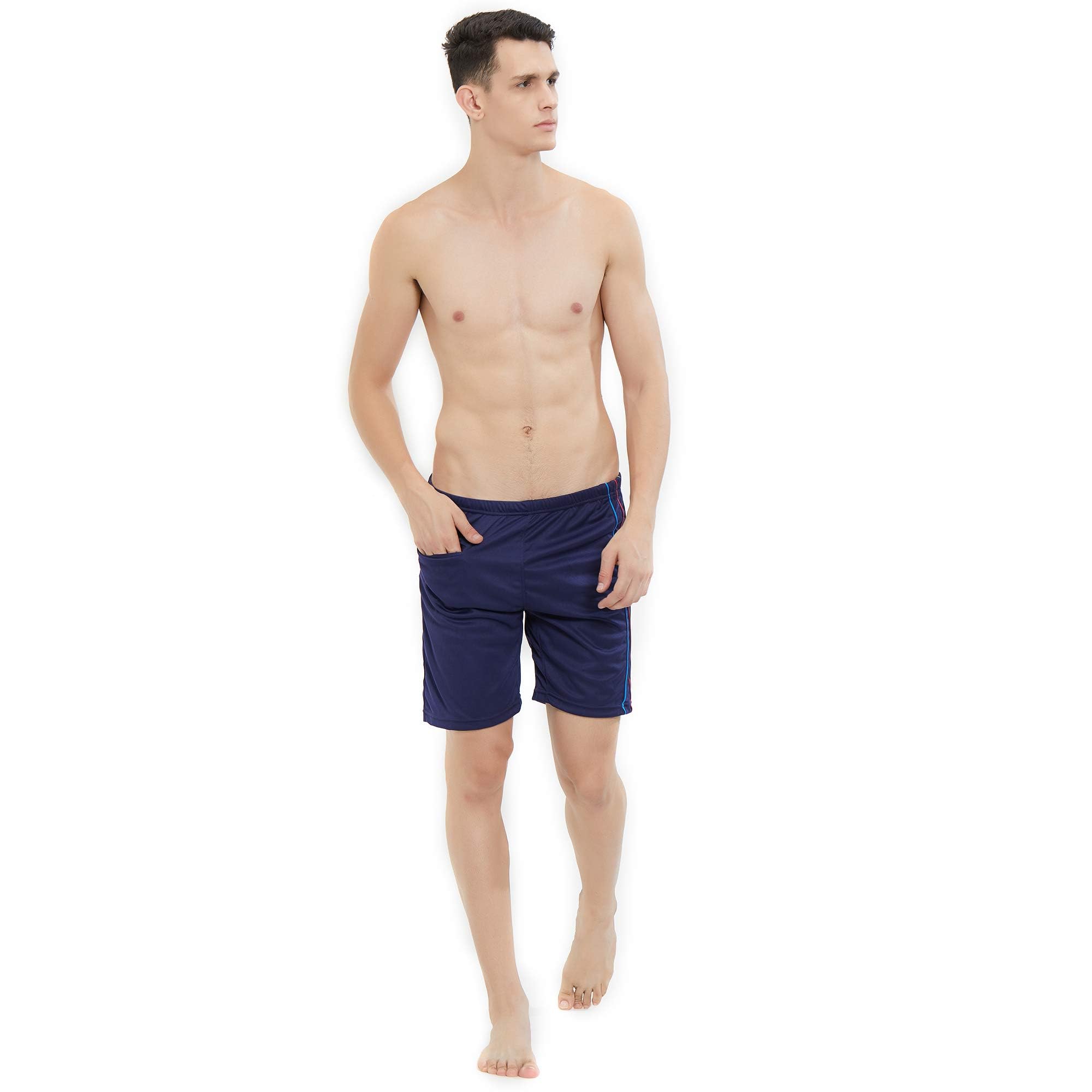 Swimming Shorts for Men | Quick Dry Stretchable Swim Trunks with Drawstring & Pocket | UV Protection Swimwear for Beach, Pool, Gym | Sizes M to 3XL