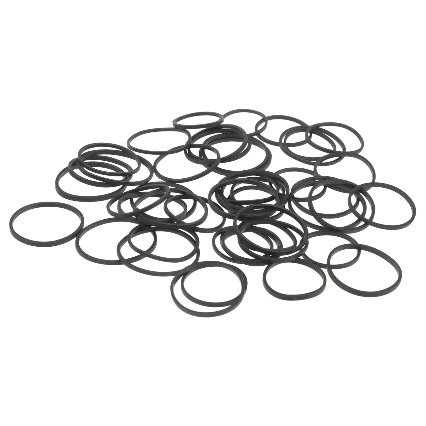 SUPVOX Nimble Leash 50 Pcs Cassette Recorder Player Tape Recorder Belts for Maintenance Recorder Belts for Repair Cassette Recorder Belts Cassette Players Belts Fang Bian Square Rubber