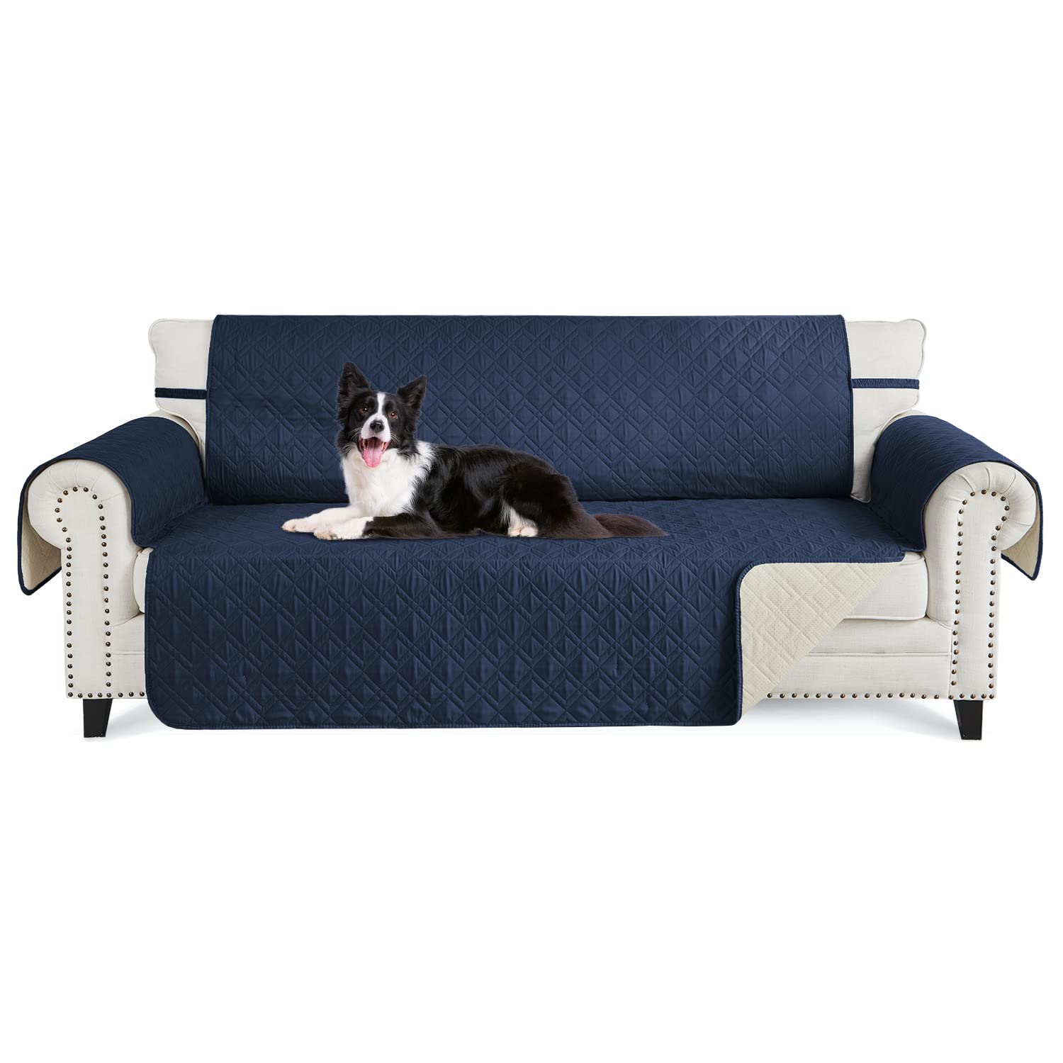 54 Inch Couch Covers - RBSC Home Waterproof Slipcovers for 3 Cushion Couch Recliner Sofa from Dogs