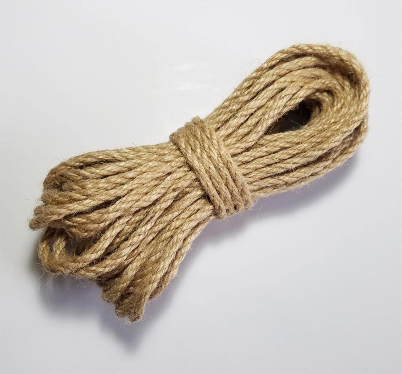 Cordones de macramé 100% Cuerda de Hilo de Yute Natural para decoración Hecha a Mano DIY-10mm