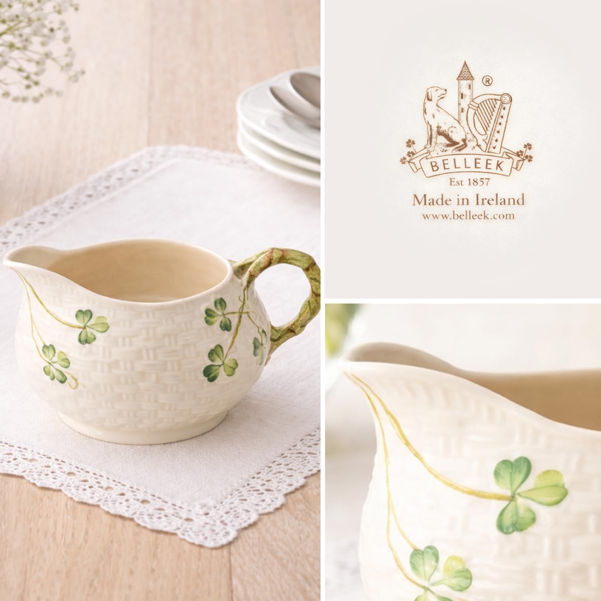Amazon.com: Belleek: Shamrock Collection