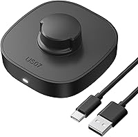 Vista 11 de Compatible con cargador Oura Ring Gen3 tamaño 6, base de carga rápida y segura con cable USB-C, diseño para Oura Ring Gen3 Horizon/Heritage (negro)
