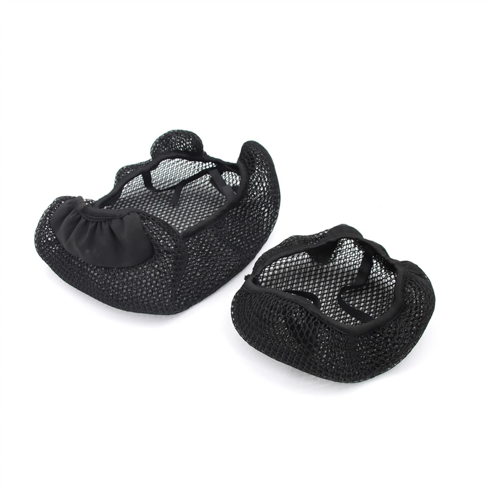 Housse De Selle Moto Antidérapante AWOGPID - Maille 3D Respirante, Imperméable, Protection Solaire - Taille L Noir