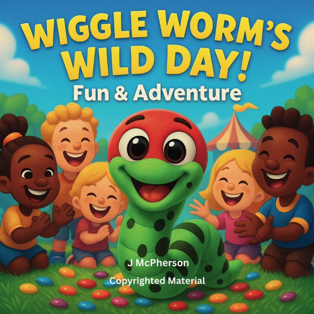 Wiggle Worm’s Wild Day! — Fun & Adventure: A cute story about a little worm on an adventure