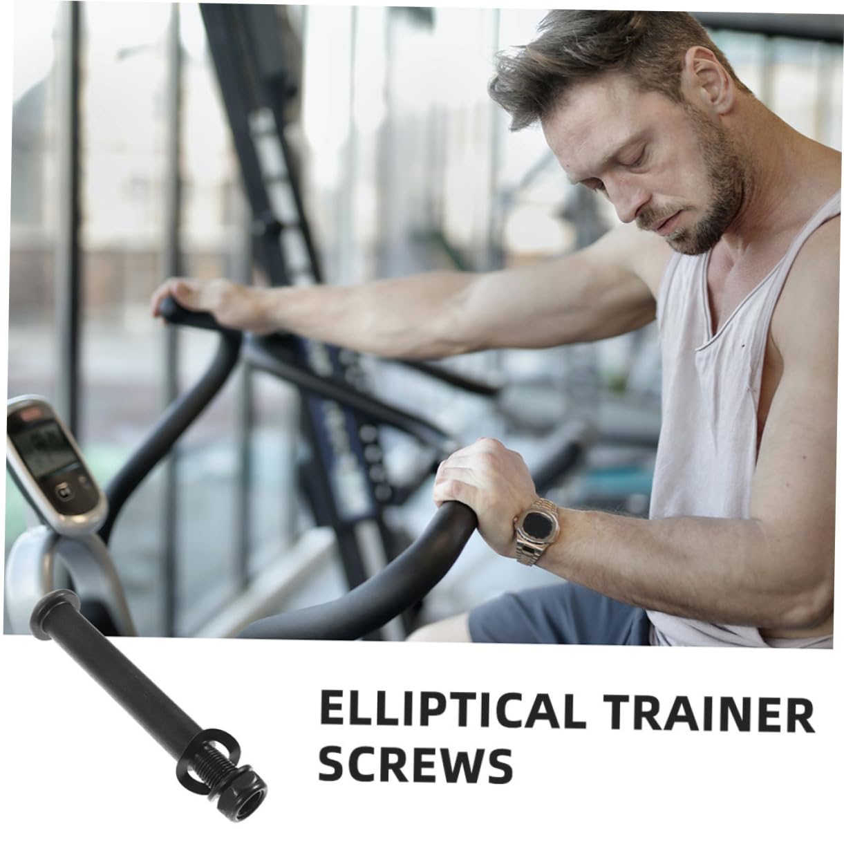 2stücke Elliptische Maschine Bolzen Fitnessgeräte Zubehör Für Heimtrainer Indoor Fahrrad Reparaturteile Präzise Schrauben Für Elliptical Trainer Einfache Montage Und