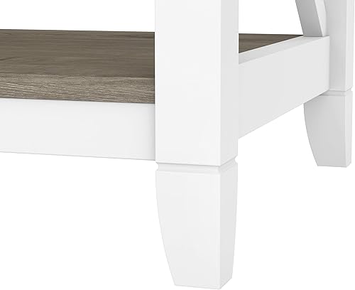 Miniatura 55 de Bush Furniture Key West - Mesa de centro con almacenamiento en color gris lavado Gris desteñido,Gris Oscuro Nogal,Roble blanco de lino.,Roble blanco