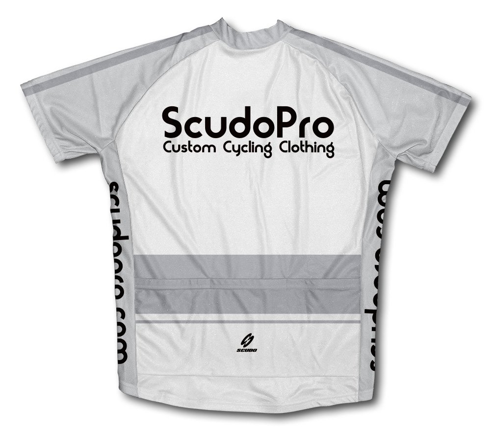 ScudoPro White Moisture Wicking Fabric Short Sleeve Cycling Jersey for Women - Size M