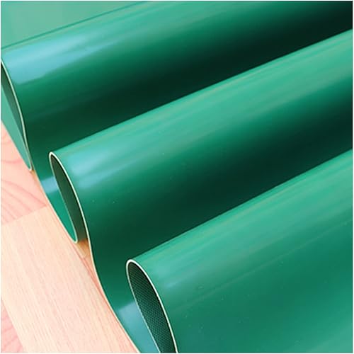 YJEUZCD Hallway Runner Rug PVC Non-Slip Anti-Aging Doormat Waterproof Easy to Clean Kitchen Area Carpet Cropped Floor Mats Custom Size Color Green