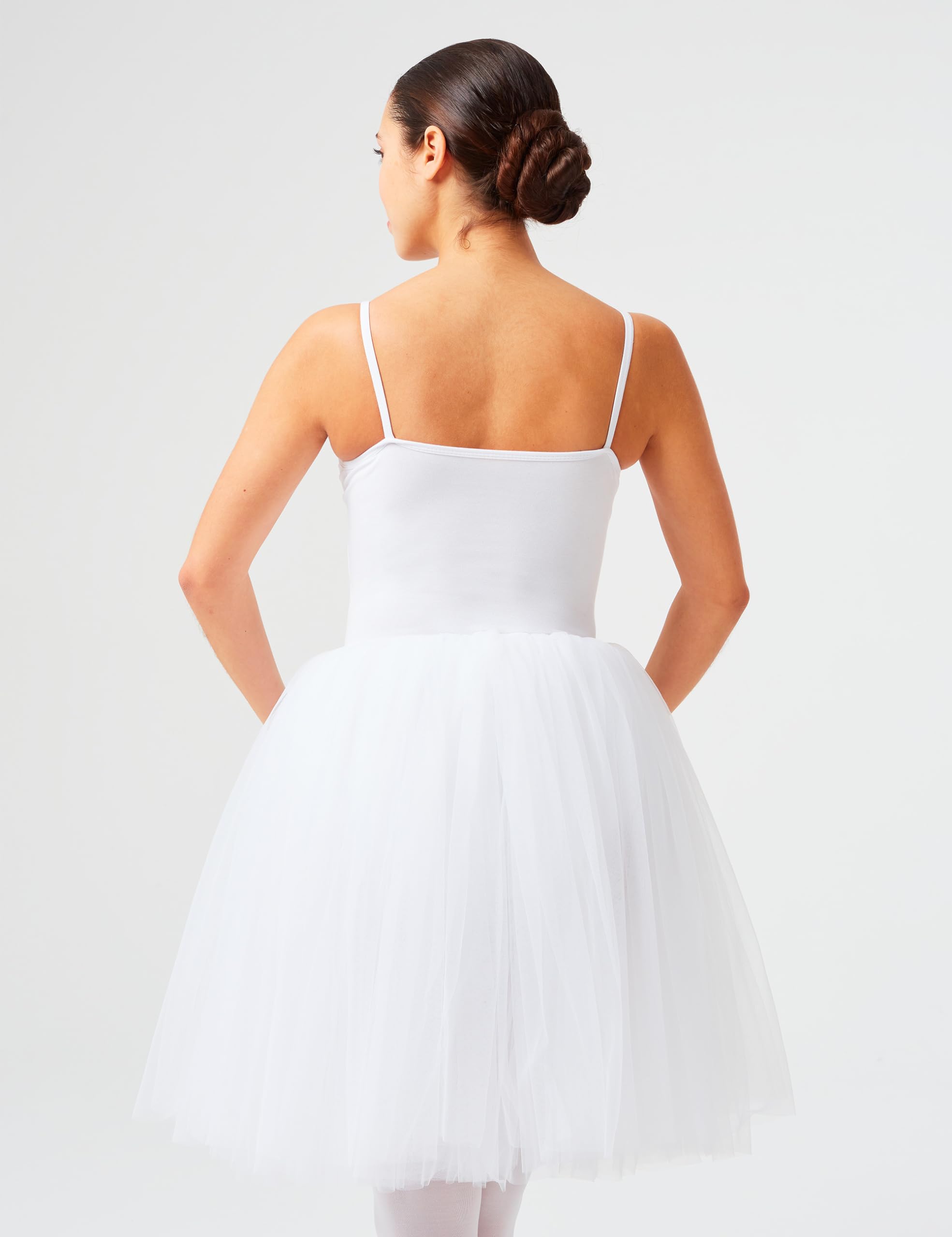 tanzmuster Ballett Tutu Mädchen - Karla - Baumwolle - Gr. 92-170 - Ballett Trikot mit Tüllrock - Ballettkleid - Ballettkleidung für Kinder