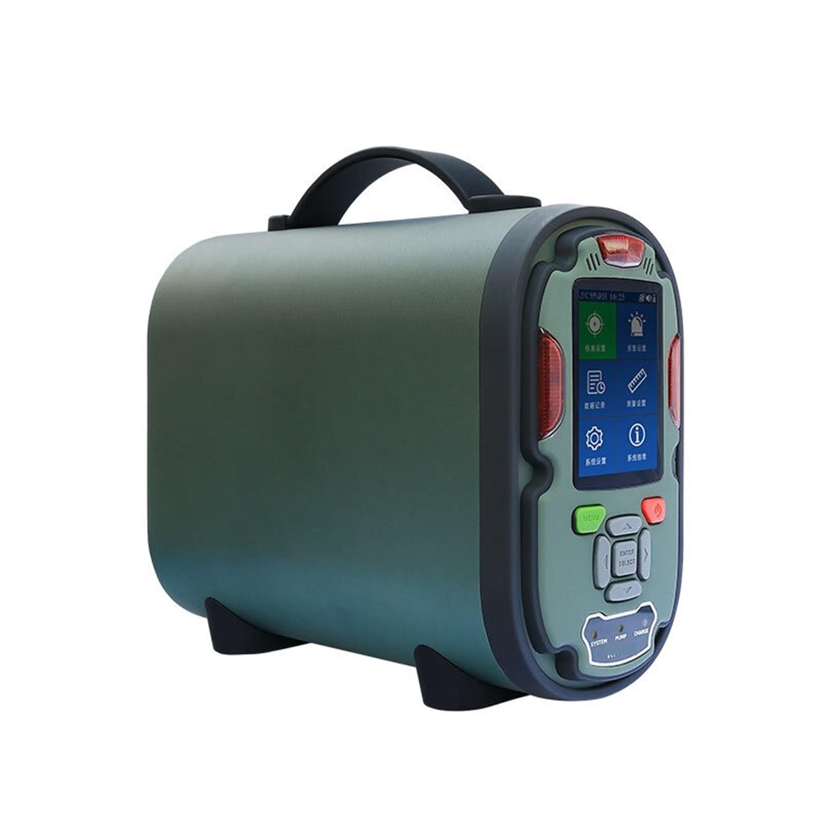 Analizzatore di Gas Industriale Portatile di idrogeno solforato Rilevatore di Gas tossico ad Alta precisione Rilevamento di Diffusione della Pompa Allarme Multiplo(0-50 ppm)