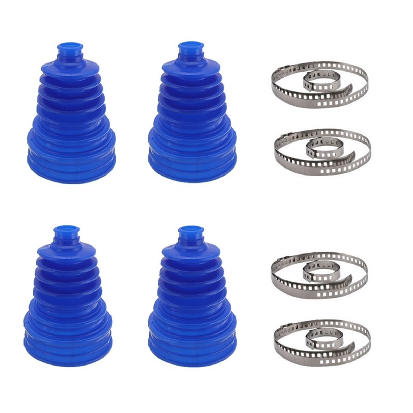 Soufflet De Cardan Split Constant Velocity Outil universel en caoutchouc pour soufflet de cardan à vitesse constante, cône de montage extensible avec clips(4)