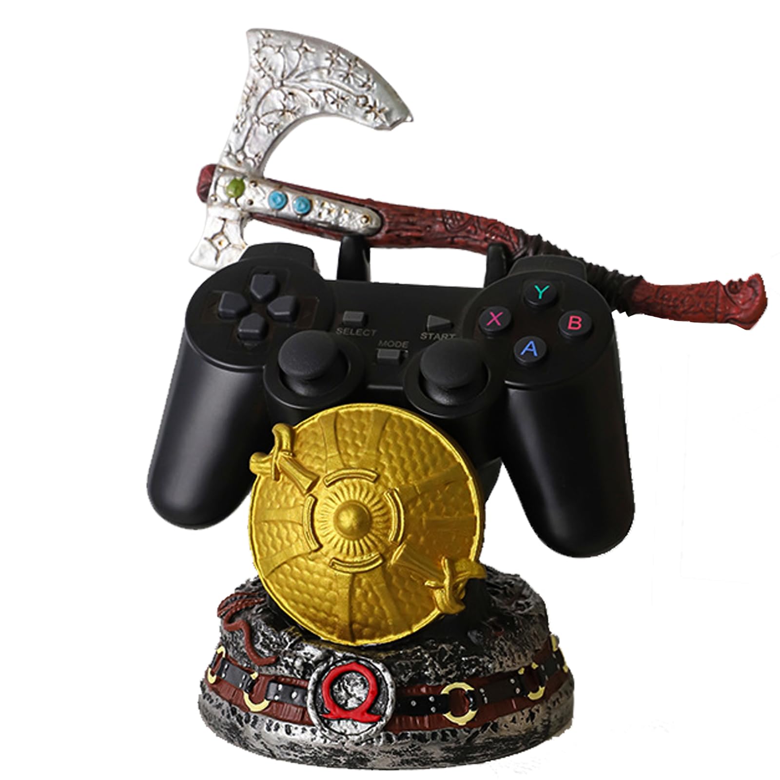 YINcrinx Soporte para mandos de Videojuegos Black Hammerhead Compatible con mandos Xbox, PS4, PS5 y Switch.Base Universal, también Sirve como Expositor de Accesorios — view 3