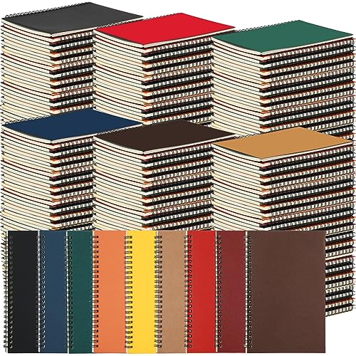 Image of Yahenda Spiral Notebook Bulk A5 College Ruled Journals Notebooks Lined 8.3 x 5.5 Inch Note Books Composition Writing Thick Paper Notebook for Office Business School Gifts Supplies(Assorted Color, 54