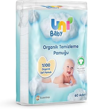 Uni Baby Baby Cleaning Cotton 60 Pieces