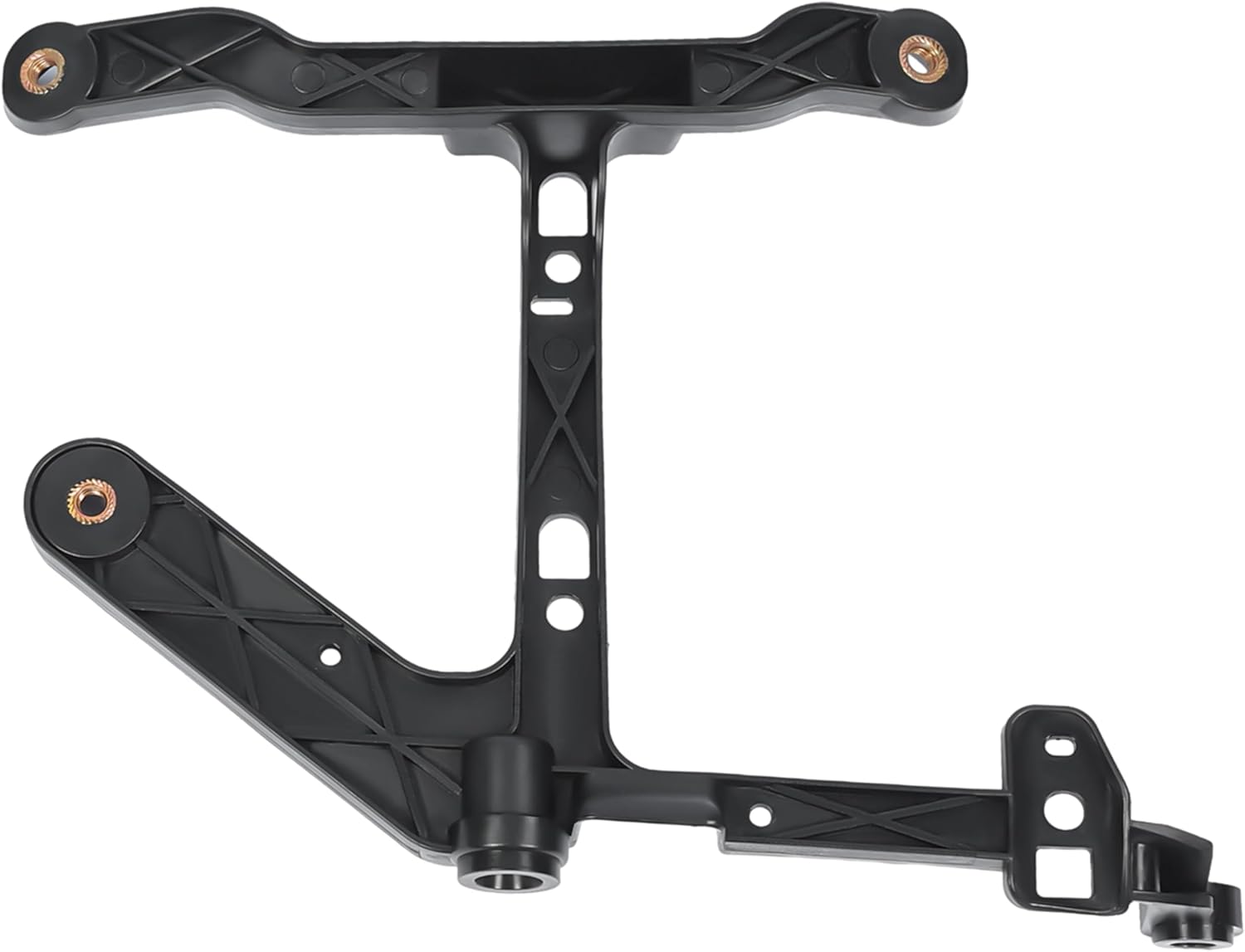 HECASA Fog Light Bracket Compatible with 2013-2024 Dodge Ram 1500 Classic Front Bumper Bracket Fog Lamp Mounting Kit PA6 Plastic Driver Side Replacement for CH1061108, 68232454AA