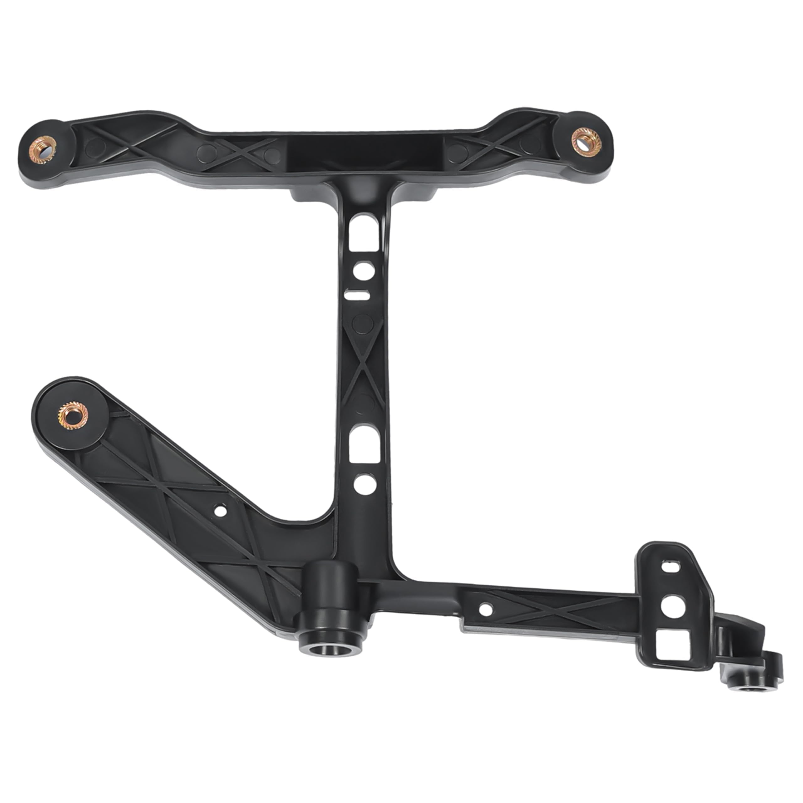 HECASA Fog Light Bracket Compatible with 2013-2024 Dodge Ram 1500 Classic Front Bumper Bracket Fog Lamp Mounting Kit PA6 Plastic Driver Side Replacement for CH1061108, 68232454AA