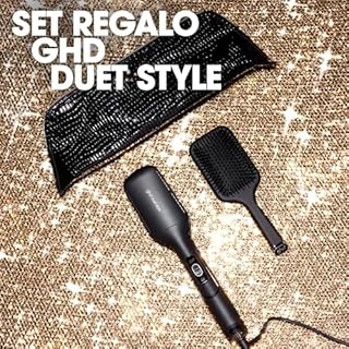 ghd Set Regalo Duet Style, Include Piastra Asciugacapelli 2-in-1, Spazzola Districante Paddle Brush e Custodia Termoresistente, Asciuga e Liscia allo Stesso Tempo, Senza Danni da Calore
