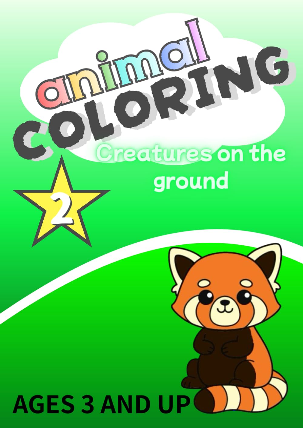Children’s Animal Coloring Book 2 (Land Creatures Series)