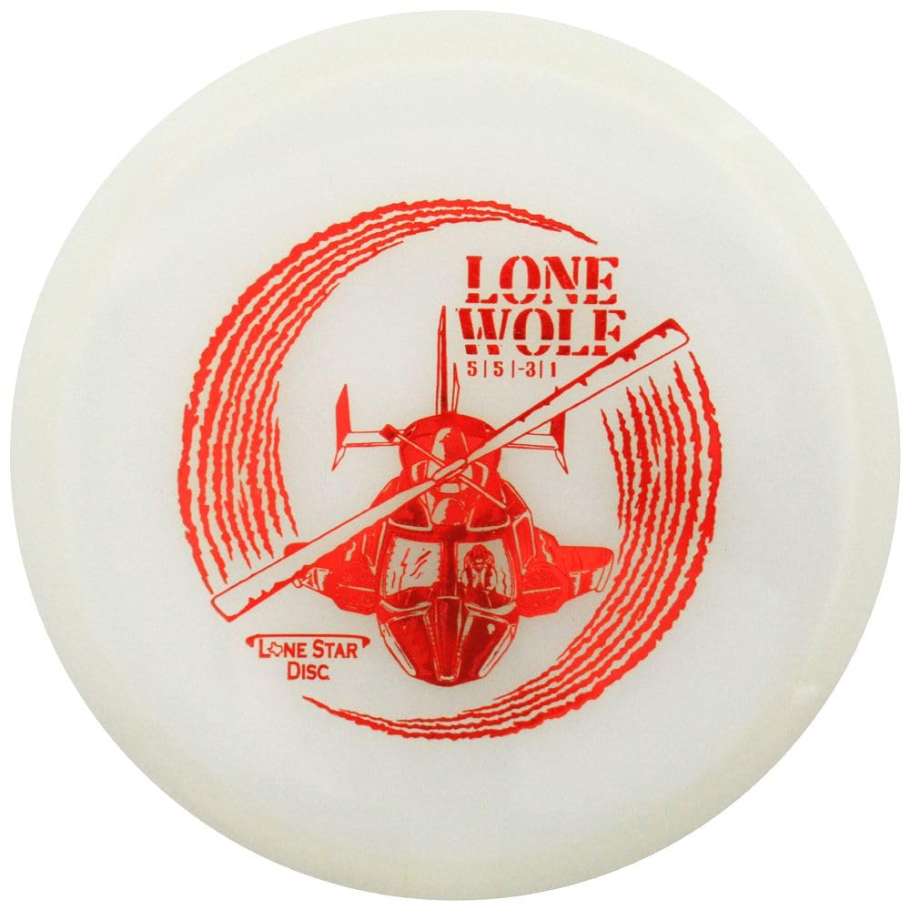 mint discs Lone Star Artist Series Glow Alpha Lone Wolf Midrange Golf Disc