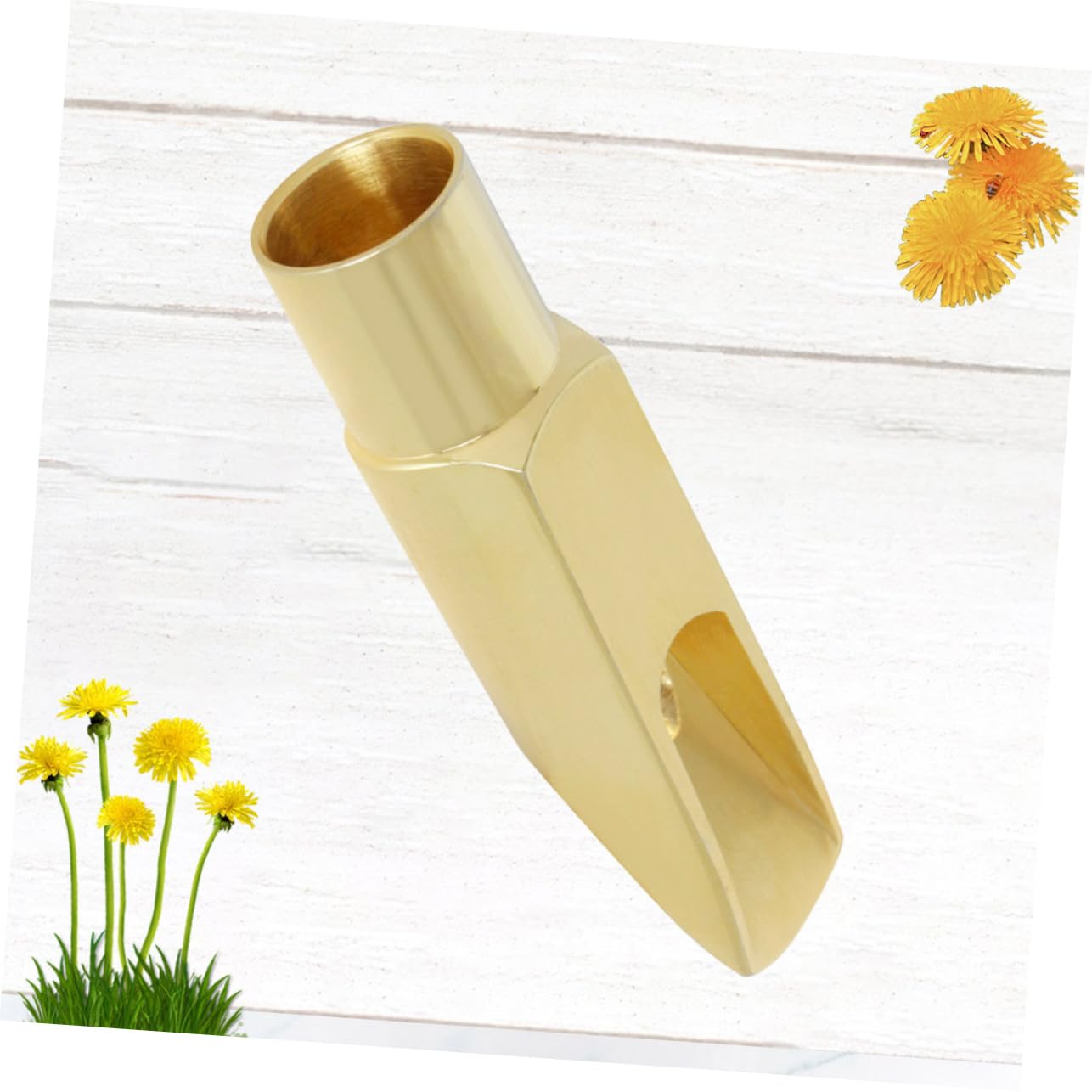 HEMOTON Accessori Per Sassofono - Sassofono Soprano in Metallo Lucidatura Manuale Per Un Suono Ricco E Durevole