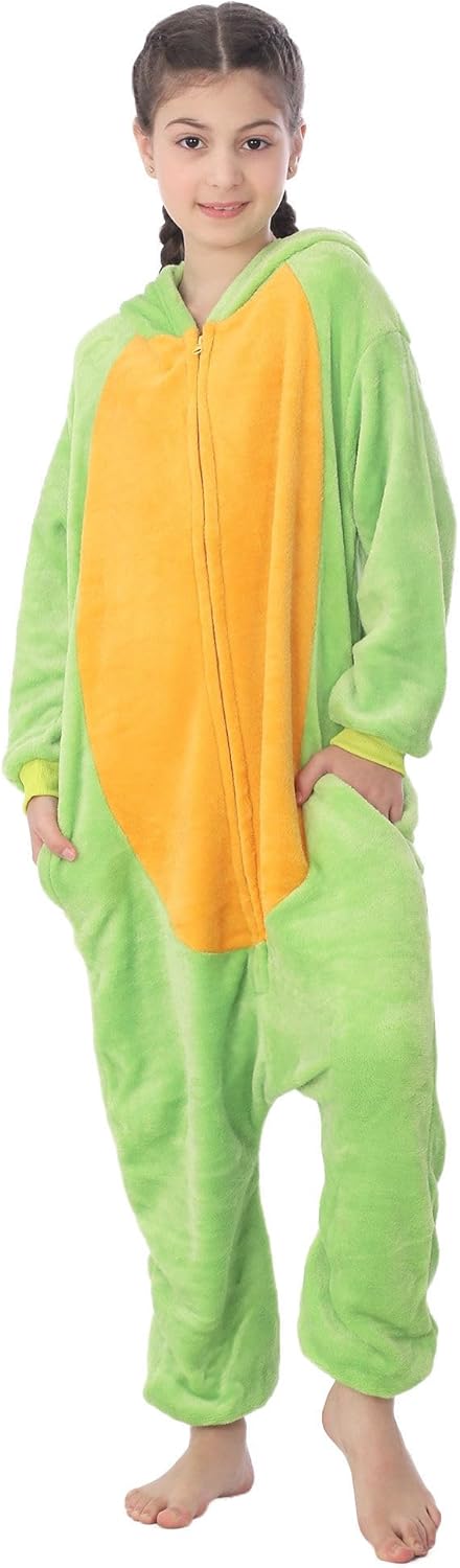 Flannel Animal Costume Onesie Kids Halloween Costumes for Girls Boys One Piece Easter Cosplay