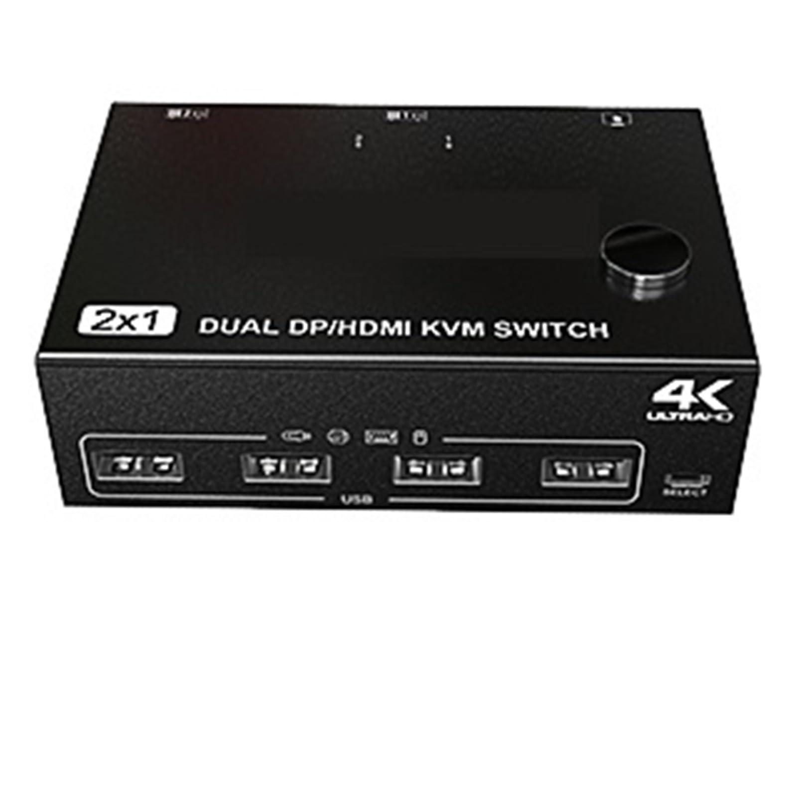 Podwójny monitor KVM przełącznik HMI i DP 2 porty 4K przy 60 Hz HMI DP rozszerzony przełącznik wyświetlacza dla 2 komputerów udostępnij 2 monitory