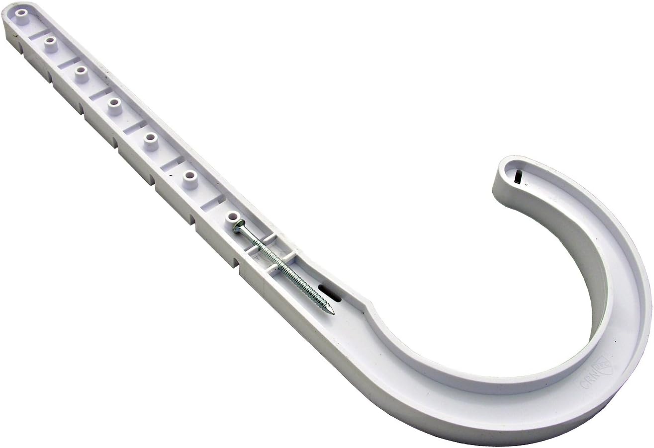 LASCO 131874 Plastic JHook Pipe Hanger for Plastic DWV Pipe, 3Inch