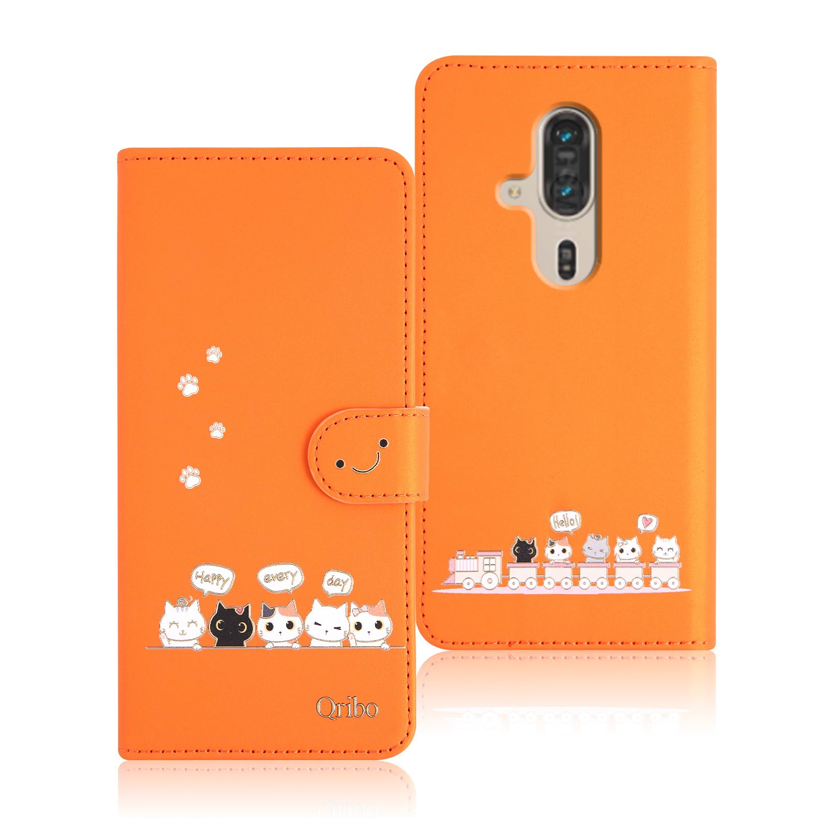 Amazon.co.jp: Qribo らくらくスマートフォン F-53E ケース 手帳