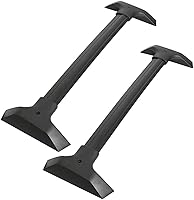 Vista 8 de Barra transversal de techo y riel lateral compatible con HECASA para Chevy Chevrolet Traverse 2009-2017 LSLTLTZ, reemplazo para 19244268 (Set)