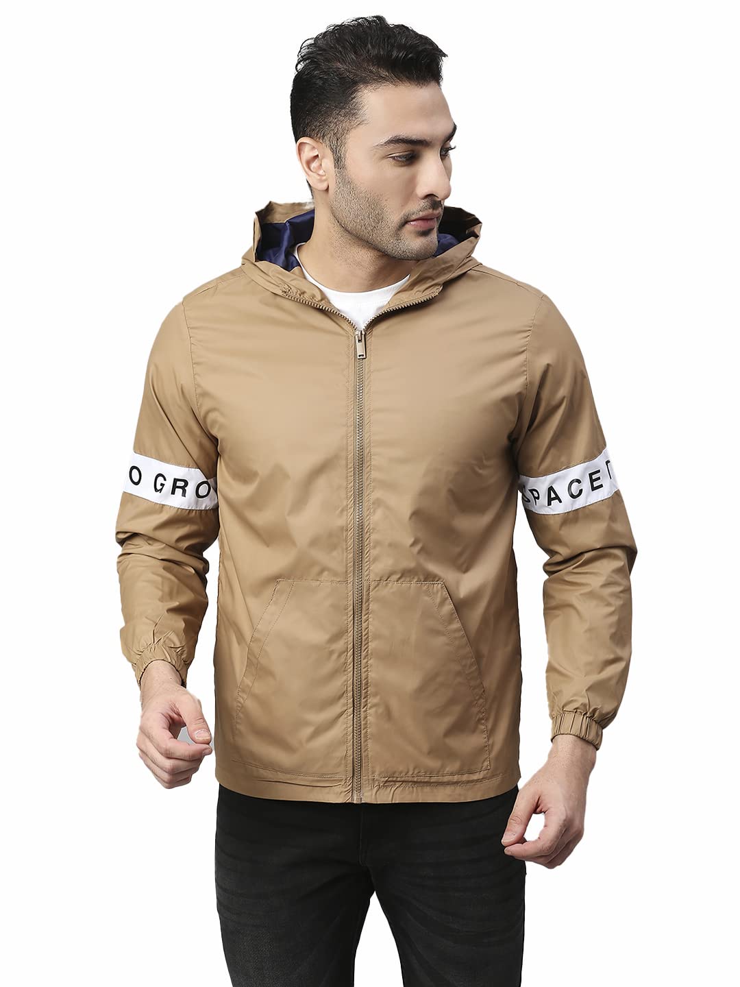 dennis lingo Polyester Regular Fit Full Sleeves Men's Panelled Shell Jacket with Pockets - Lightweight Casual Winterwear for Men-picture-44