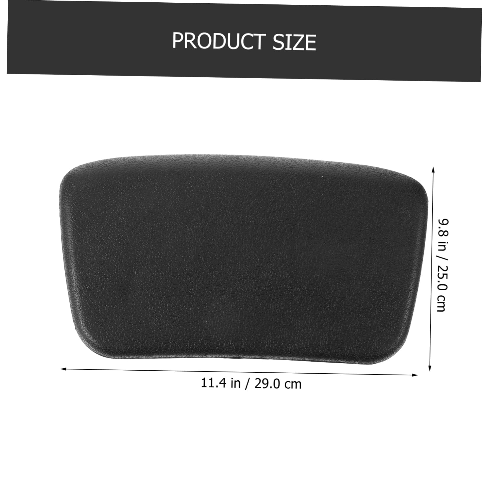 CIMAXIC Bathroom Pillow Bathtub Headrest Pillow for Soaking Tub Soft Breathable and Easy to Clean Anti-Slip Base