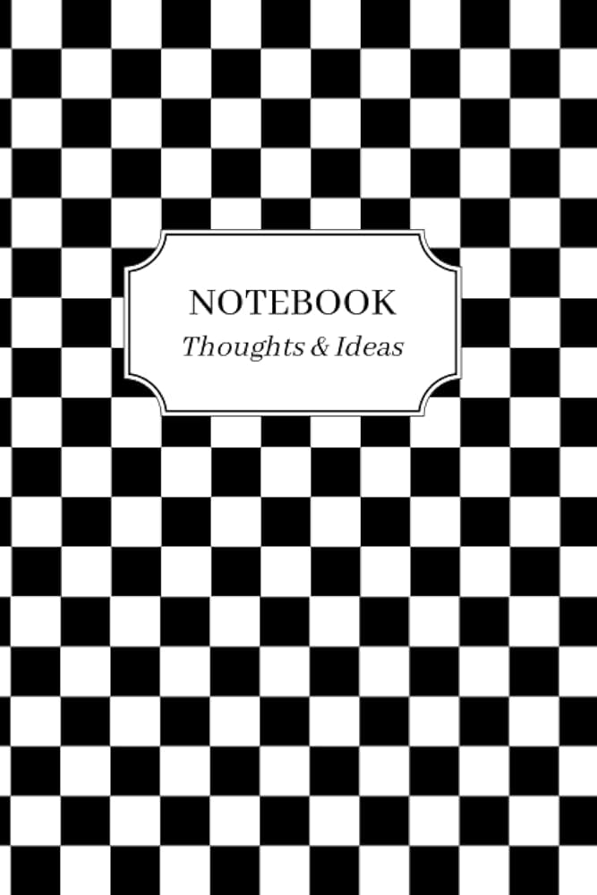 checkers-notebook-black-white-checkered-pattern-print-themed-cover-blank-lined-journal-diary-primary-composition-book for Free Printable Black And White Checkered Pattern Checkers Notebook: Black / White Checkered Pattern Print Themed Cover Blank Lined Journal / Diary Primary Composition Book for Free Printable Black And White Checkered Pattern