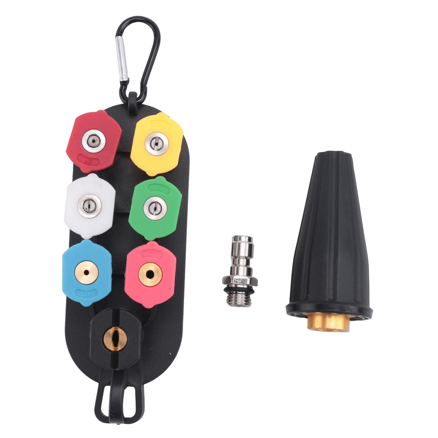 Littimoon Turbo Nozzle, Pressure Washer Nozzle Tips Set Including Rotating Turbo Nozzle and Nozzle Tips with Nozzle Holder