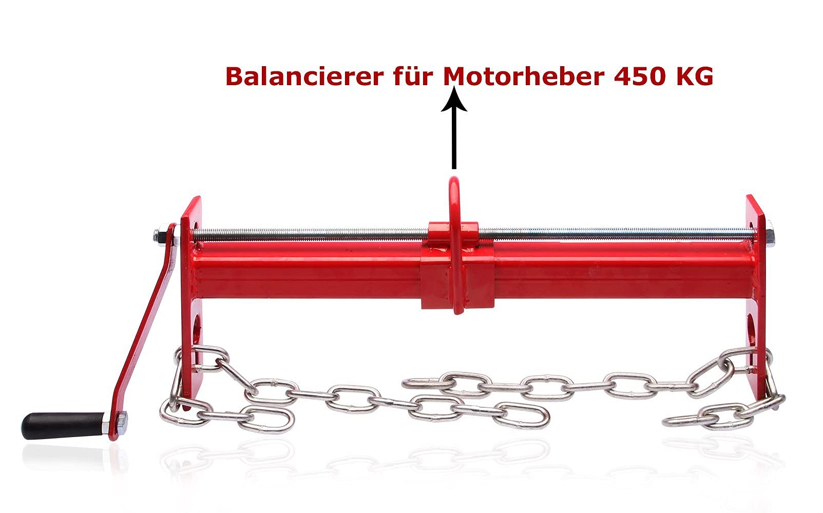 Motorkran + Balancierer + Motorständer 567 KG + Rollbrett