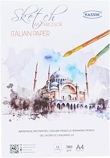 Yassin Sketchbook, A4, 300G, Spiral Binding