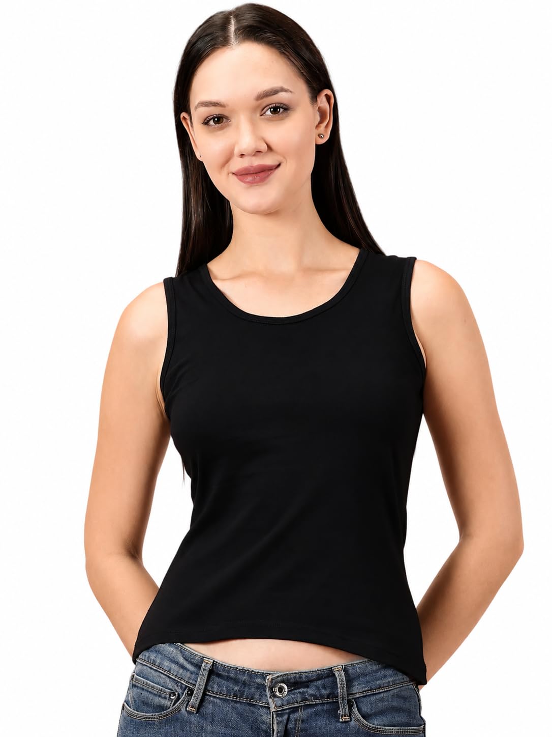 novia Women's 100% Cotton Tank Top-picture-52