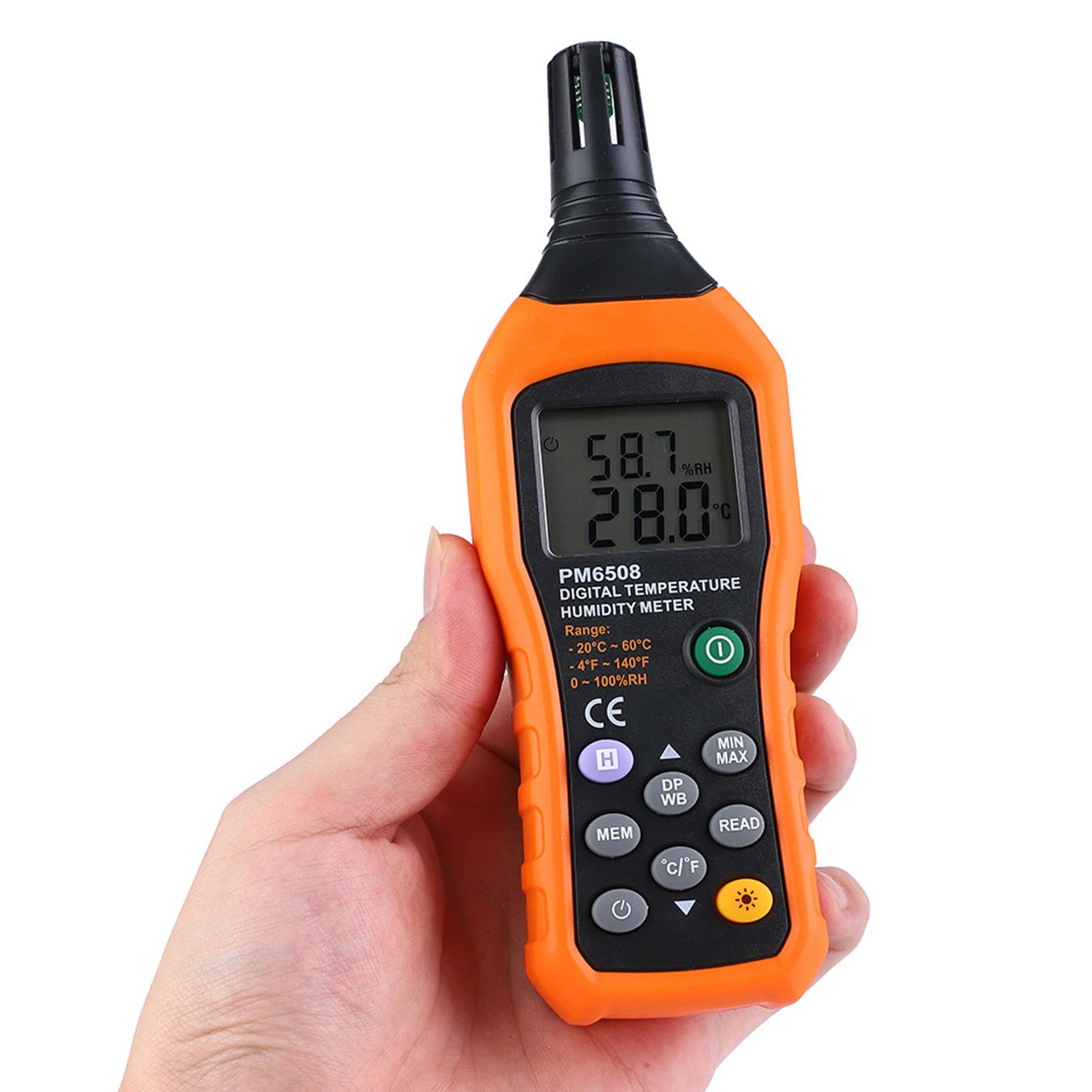 Marhynchus Termometro Digitale Higrometro LCD Hand Homion di Ambulanza Ad Alta Precisione per Aree di Ufficio e Cantieri