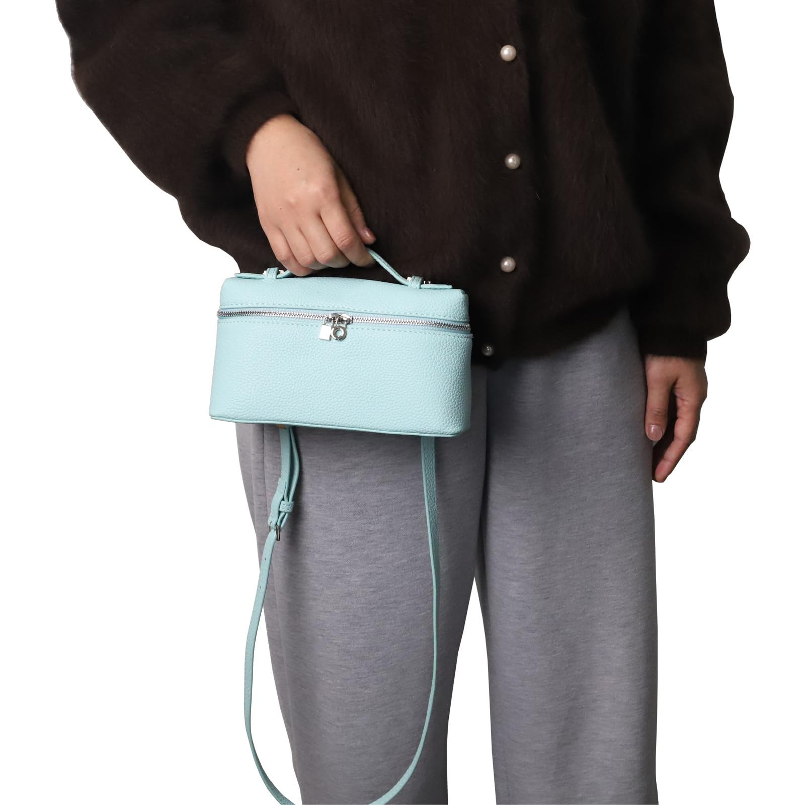 Umhängetasche für Damen, Top-Griff, Designer-Schultertasche, Lederhandtasche, trendige Geldbörse