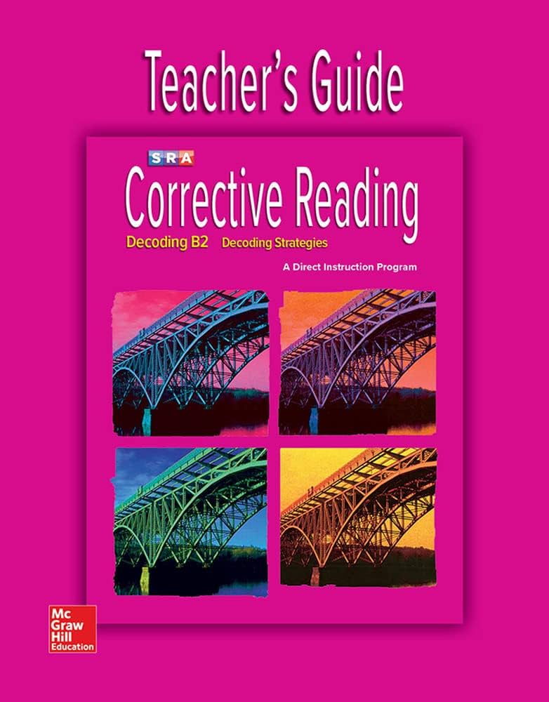 Amazon.com: Corrective Reading Decoding Level B2, Teacher