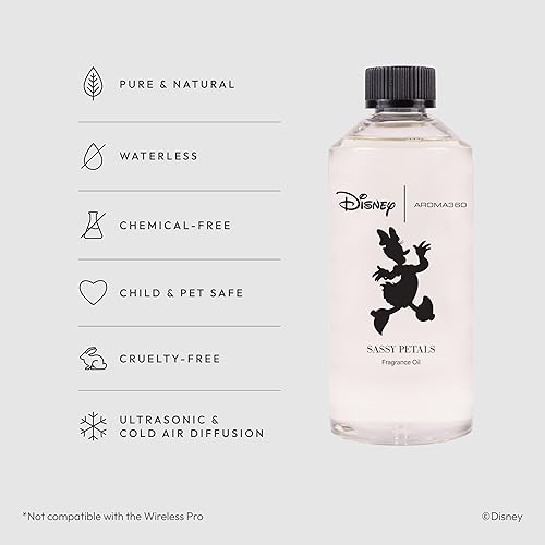 Miniatura 330 de Aroma360 Dream On - Mezcla de aceites aromáticos – 16.9 fl oz – Aceite difusor de aromaterapia perfumado con té blanco sereno, aloe vera curativo