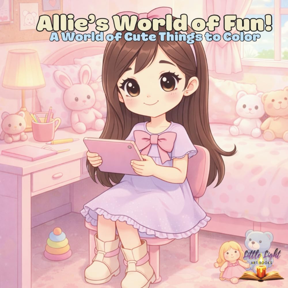 Allie's World of Fun!: A World of Cute Things to Color