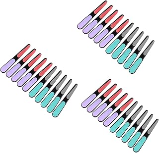 minkissy Tampão De Unha 30 Peças De Para Buffer De Unhas Esmalte Profissional Limas De Unhas Torcidas Lima De Unhas De Tira Longa Lima De Unhas Cosmética Placa De Esmeril De