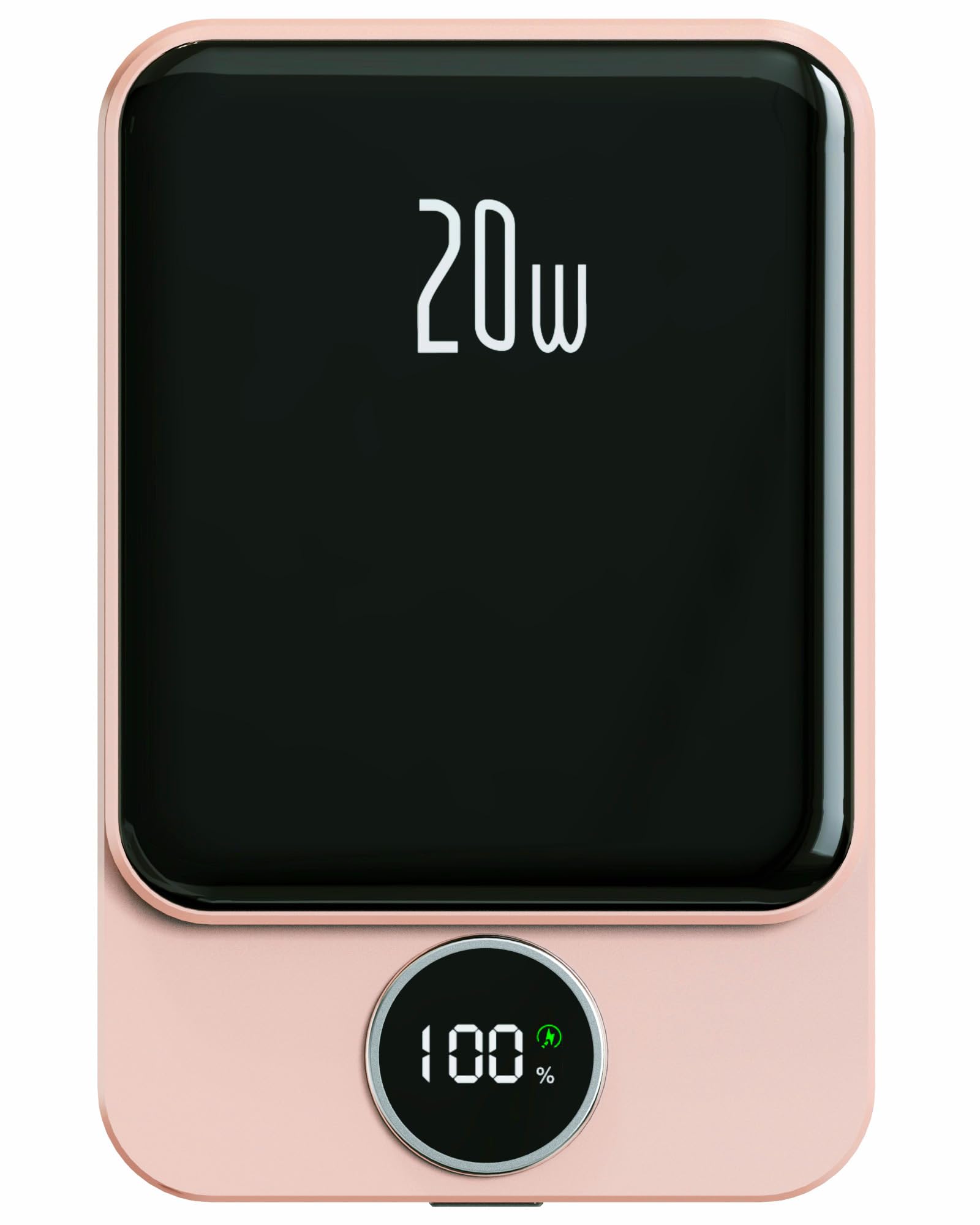 Magnetic Portable Charger, 10000mAh Power Bank with PD 20w Fast Charging, USB C in&Out Battery Pack, Compatible with Mag-Safe for iPhone 16/15/14/13/12 Pro/Pro Max Series, Samsung, Android, and More