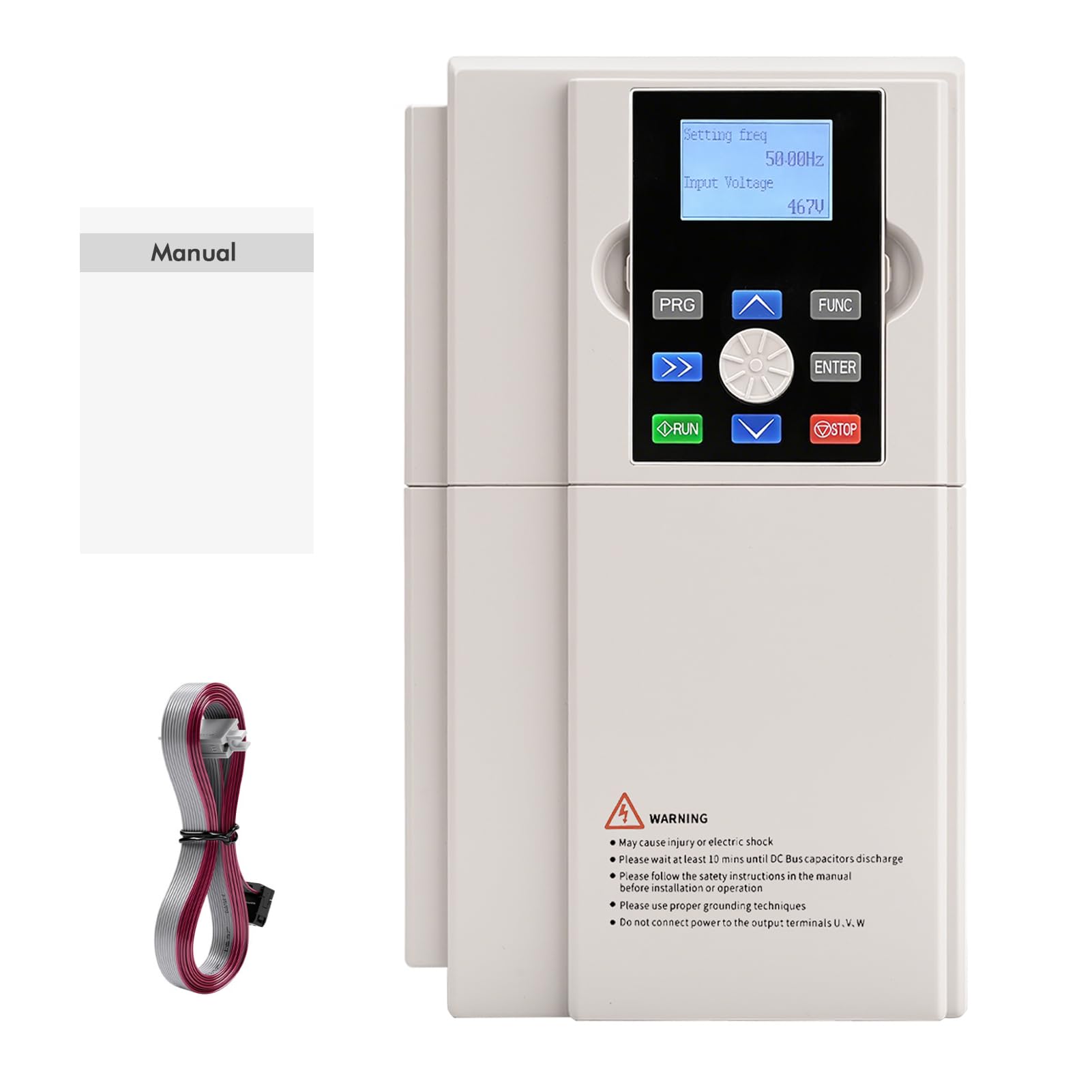 Inverter 220v a 380v Professionale, VFD 5.5KW 220V Ingresso monofase 380V Uscita trifase Convertitore di frequenza 50/60Hz, Azionamento a frequenza variabile per Controllo Velocità CNC Motore Mandrino