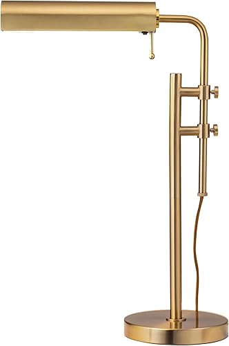 O'Bright Aurora - Lámpara LED de escritorio de farmacia, brazo oscilante, diseño industrial para leer, manualidades, trabajo, LED de 10 W, altura