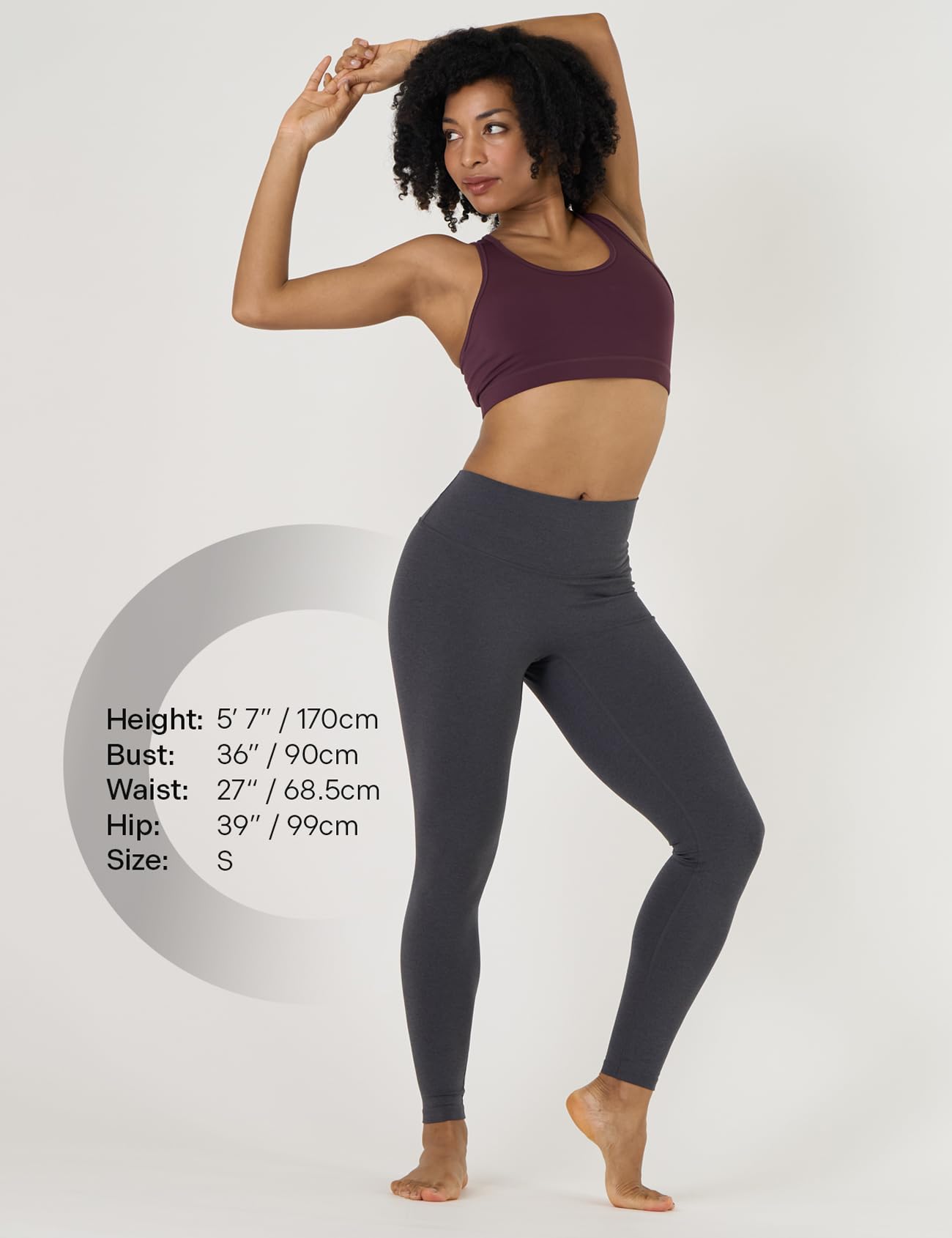 LAPASA Leggings Sportivi Yoga Donna L0A1/B1 - Pantaloni Lunghi Estivi Elasticizzati Tasche Laterali Opachi Vita Alta Push Up Contenitivi Aderenti Modellanti Snellenti Palestra Fitness Running Zumba