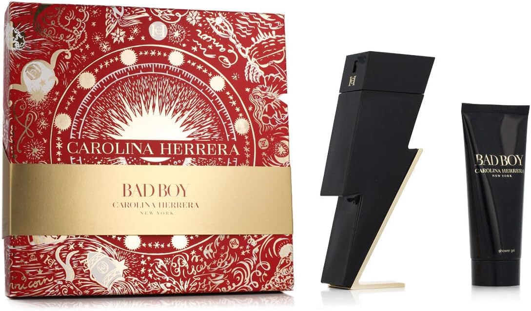 carolina herrera bad boy woda toaletowa 4 ml   zestaw 